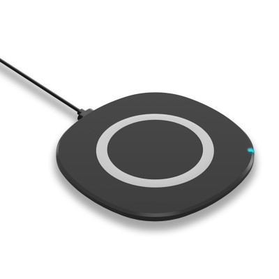 Round Ultra-thin Qi Wireless Charger Type-C Input Wireless Charger With 5V 2A