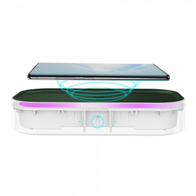 15W Wireless Charging With UV Sterilizer For Phone Wireless Charger UV Sterilizer Box